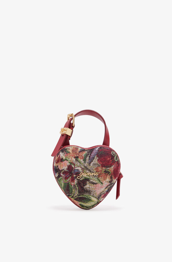 Tapestry Nano Heart Bag, Tawny Port