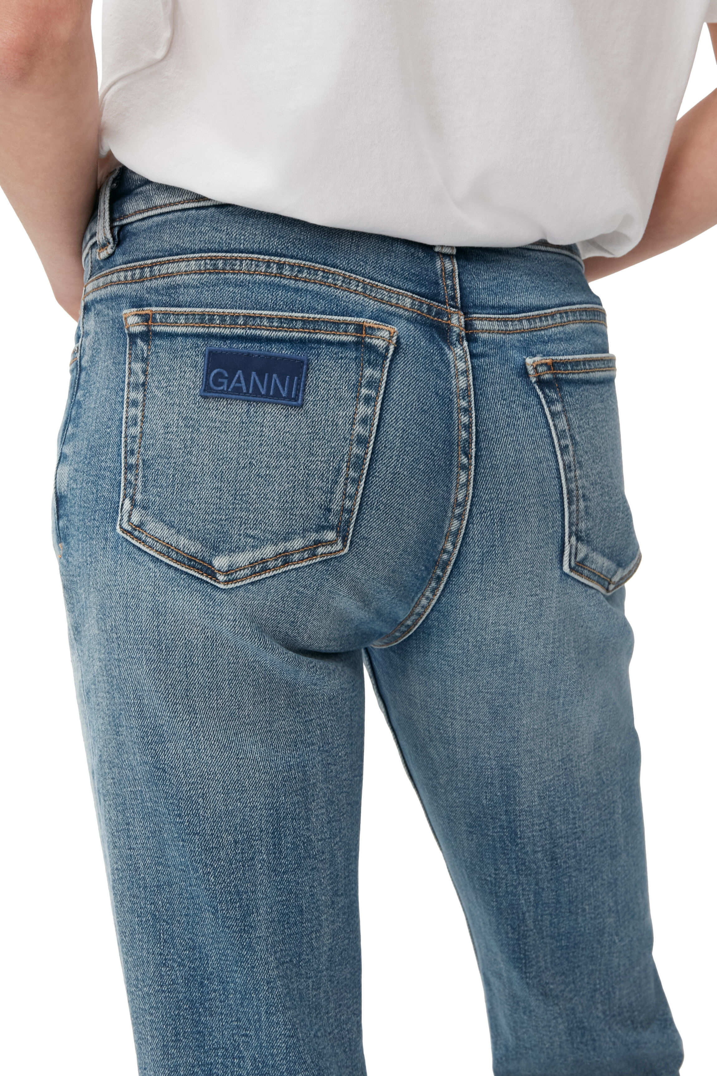 Mid Blue Vintage Comfort Stretch Beksi 
