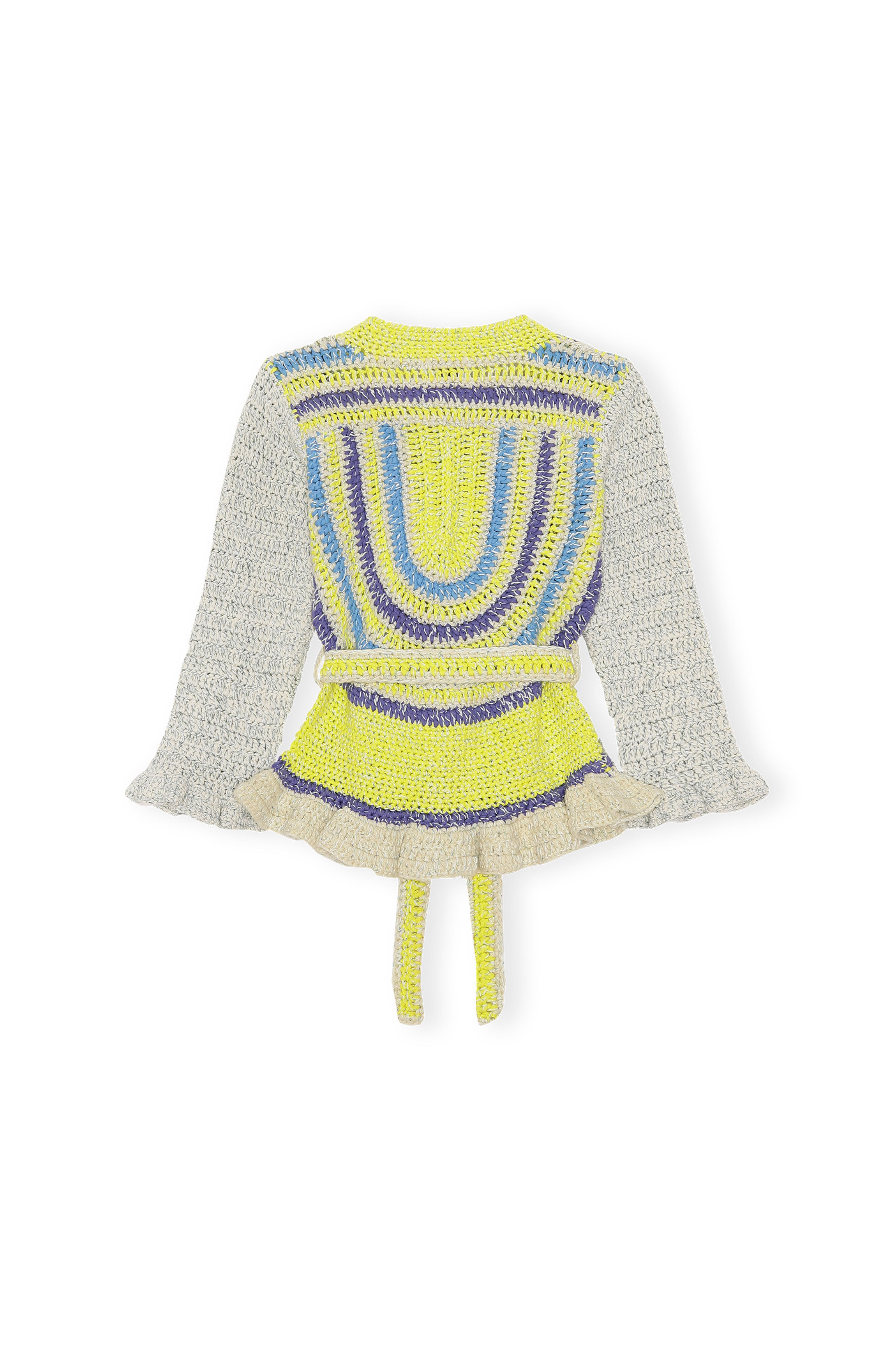 crochet cardigan colorful