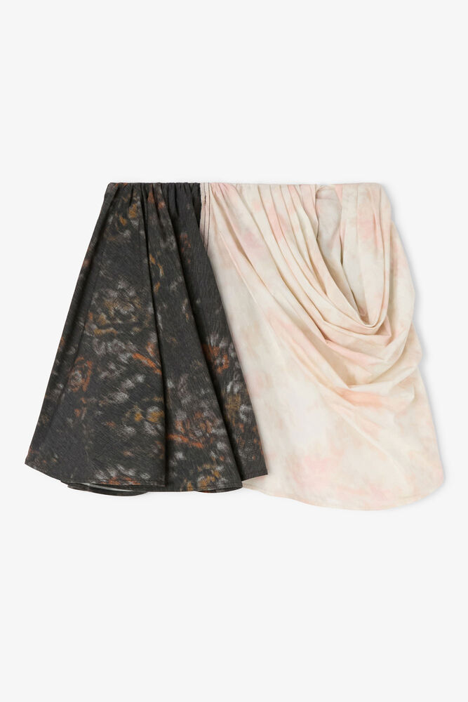 Black and Pink Drapey Skirt, Phantom