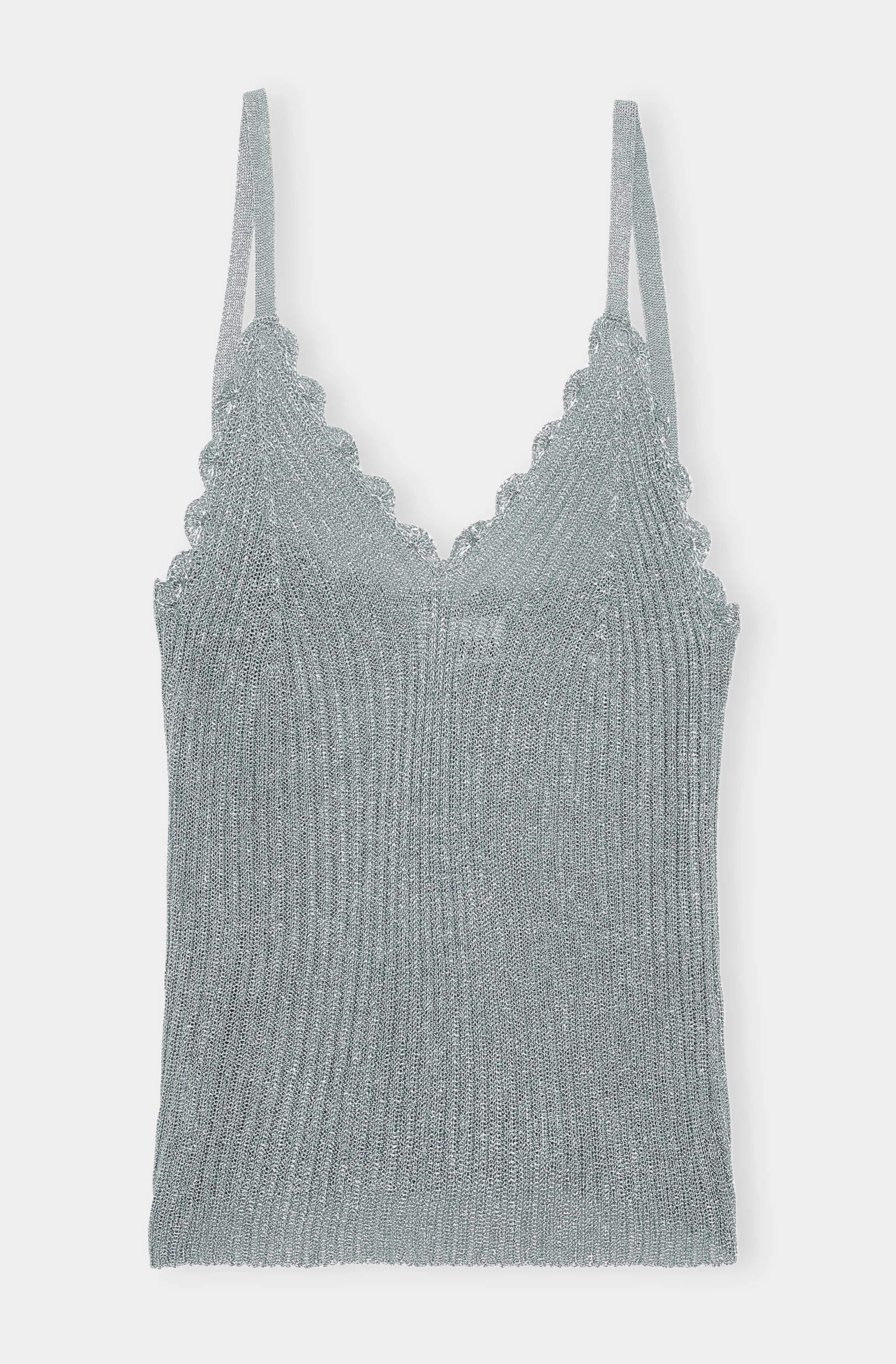 grey sleeveless knit