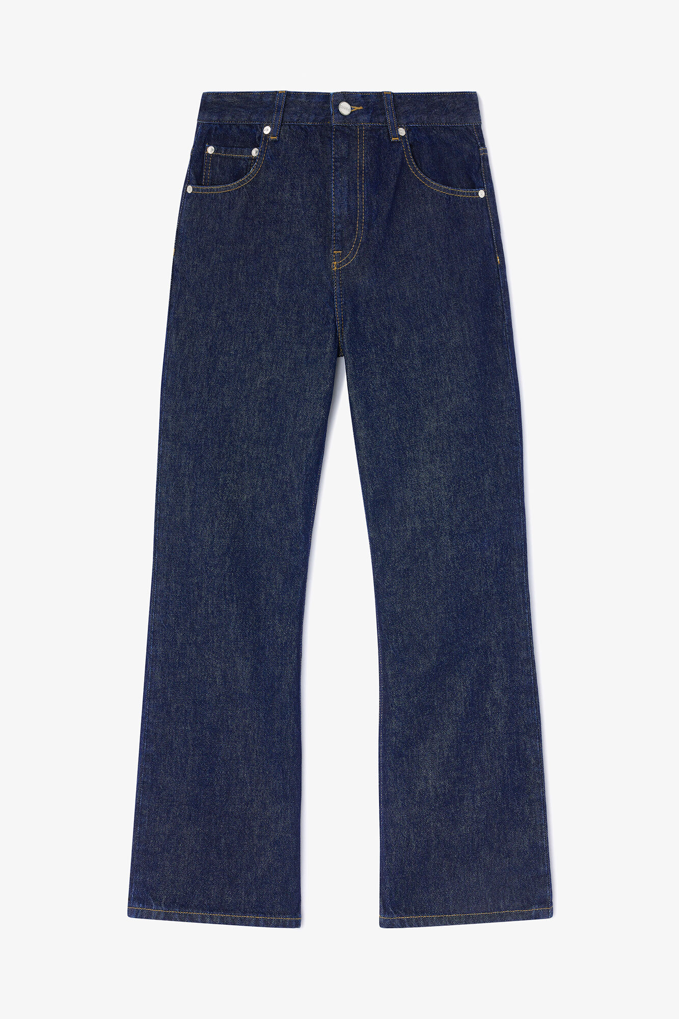 Jean fonc&eacute; Betzy, Organic Cotton, in colour Rinse - 1 - GANNI