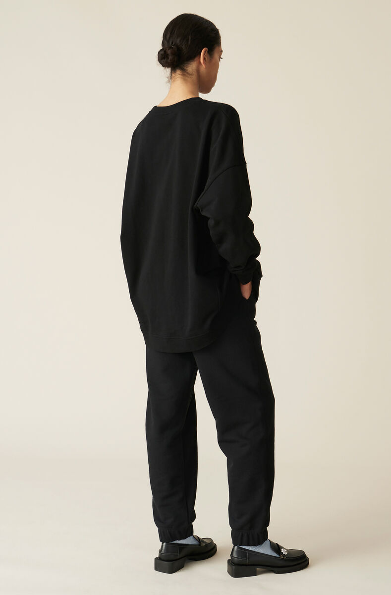 Software Isoli Oversized Sweatshirt, Cotton, in colour Black - 3 - GANNI