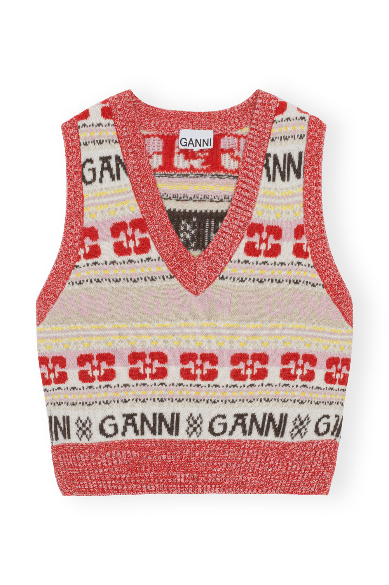 Logo Wool Mix Vest