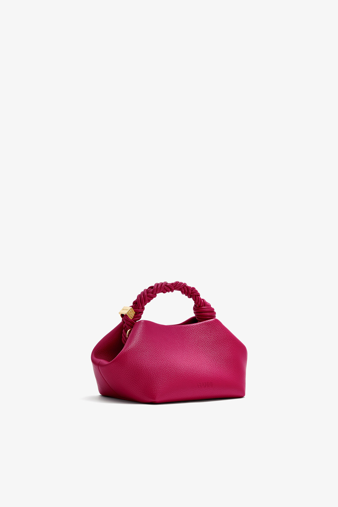 Small Bou Bag（グレインレッド）, Recycled Polyester, in colour Persian Red - 2 - GANNI