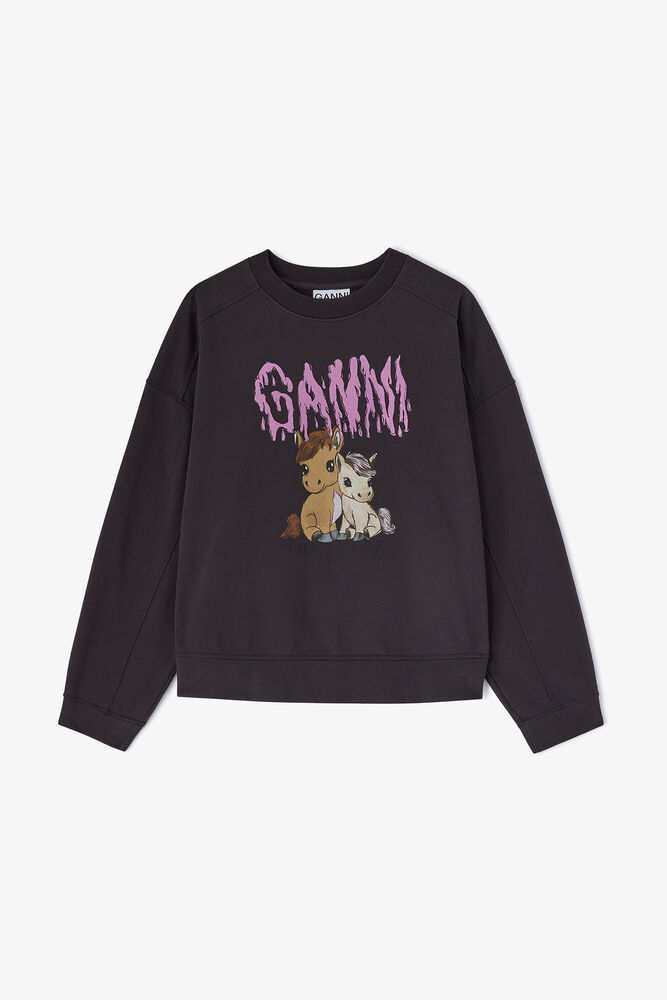 Sweat-shirt en jersey Isoli gris, Phantom