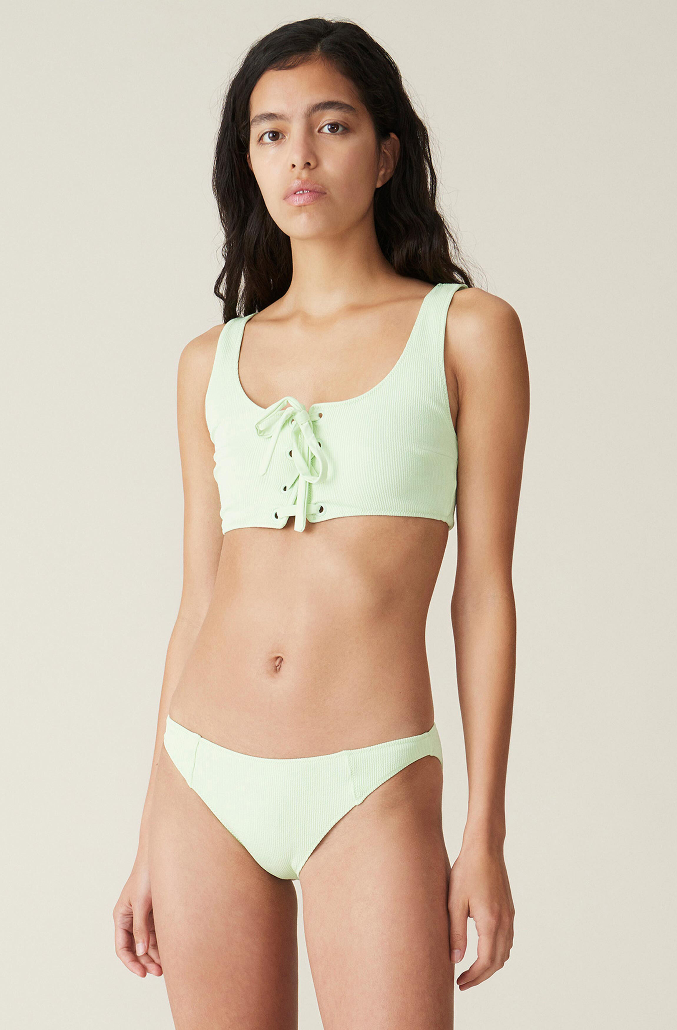 lace up swimsuit top