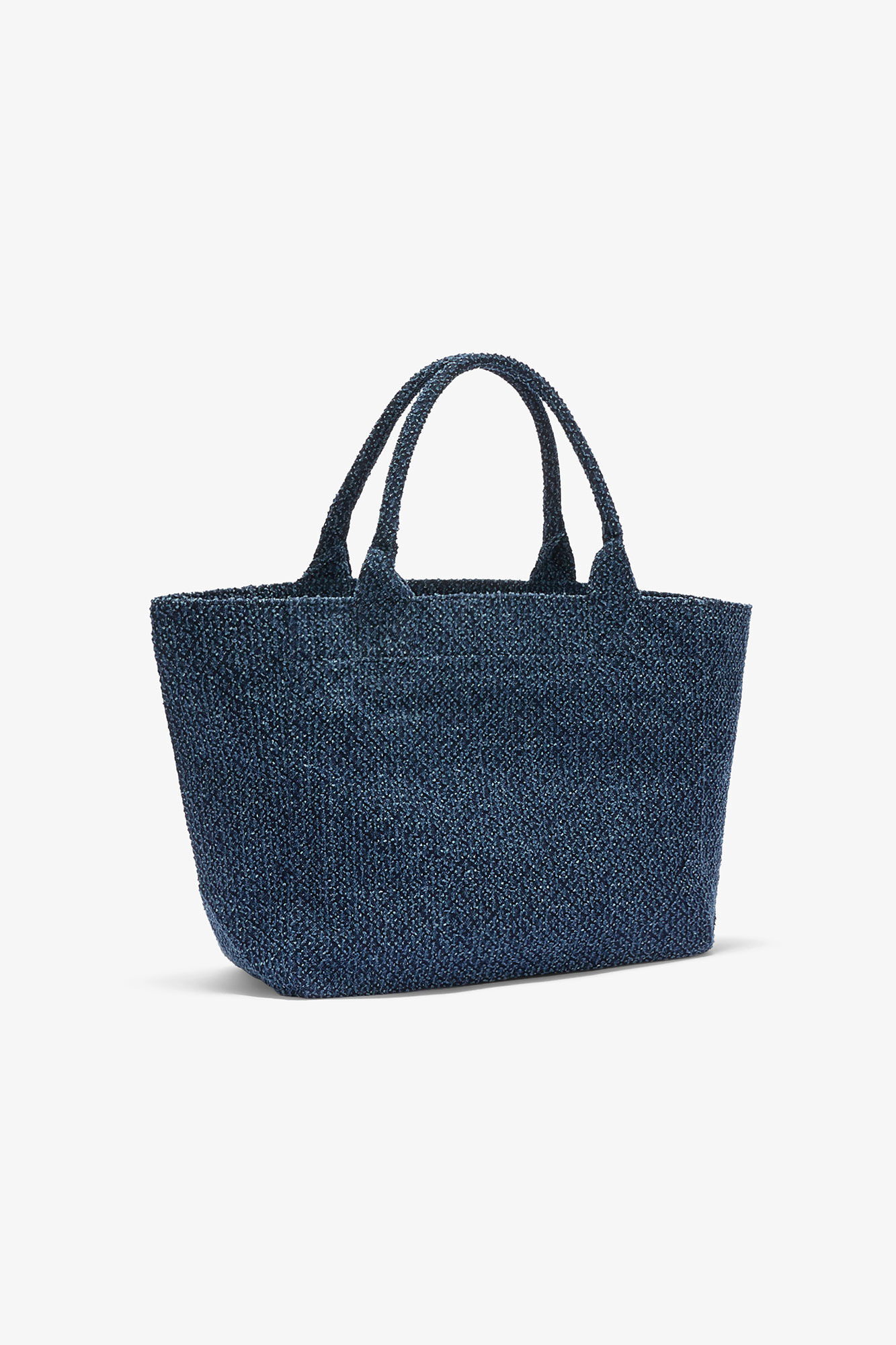 ミディアム ベア トート（デニム）, Organic Cotton, in colour Rinse - 2 - GANNI