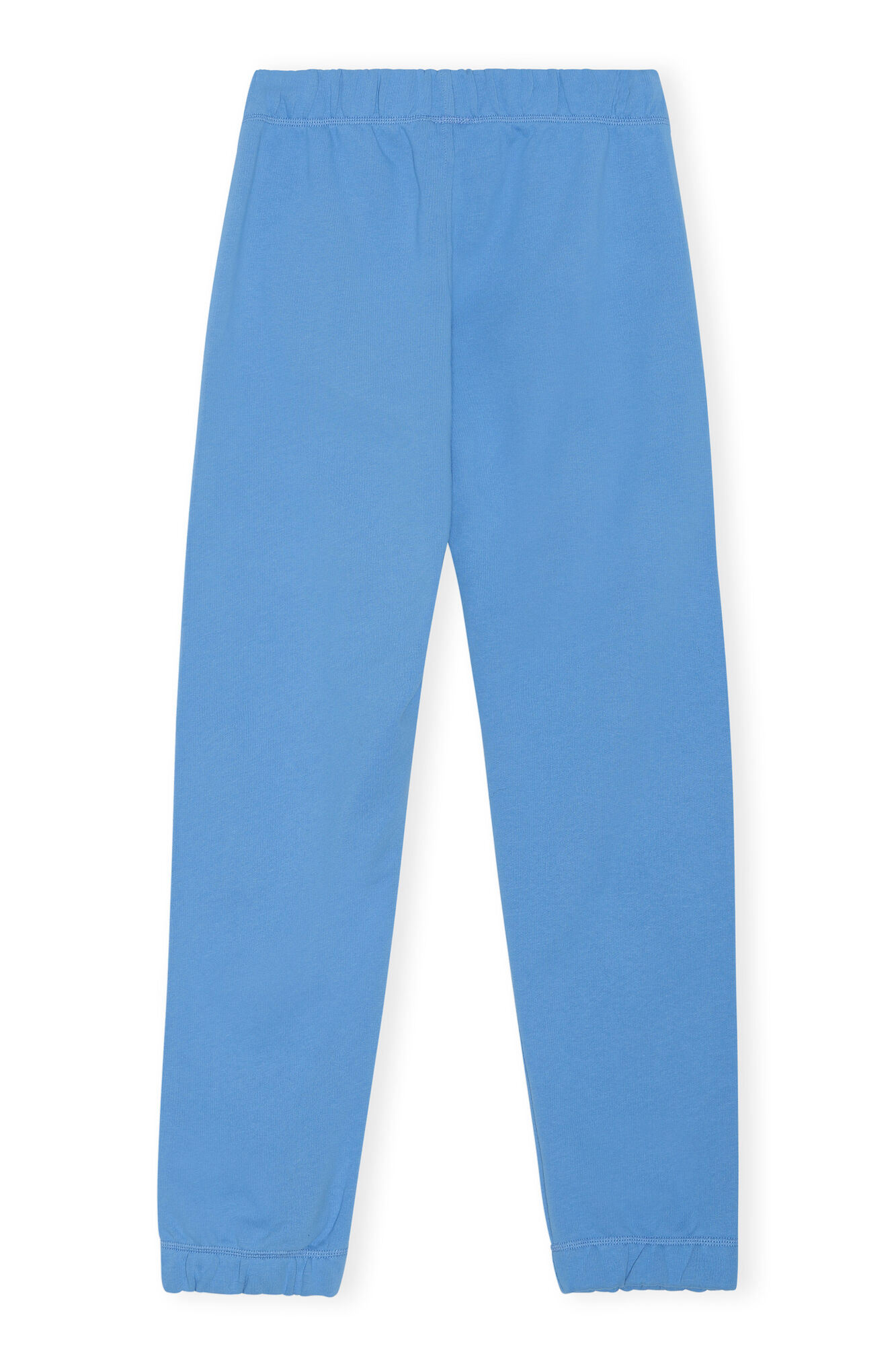 Avsmalnande sweatpants, Cotton, in colour Azure Blue - 2 - GANNI