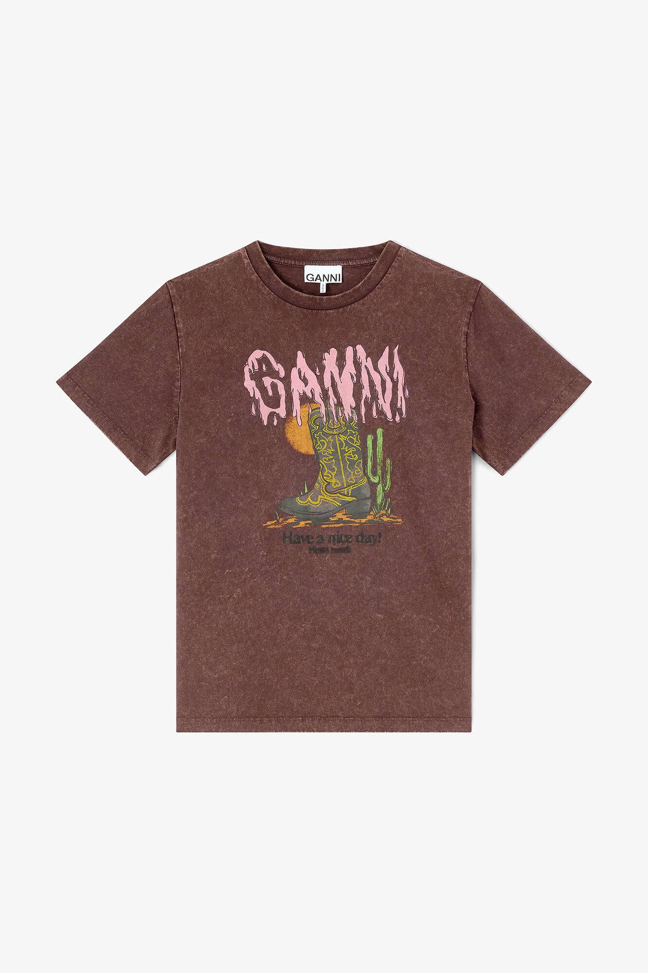 ウィメンズTシャツ | グラフィック、プリント、半袖 | GANNI