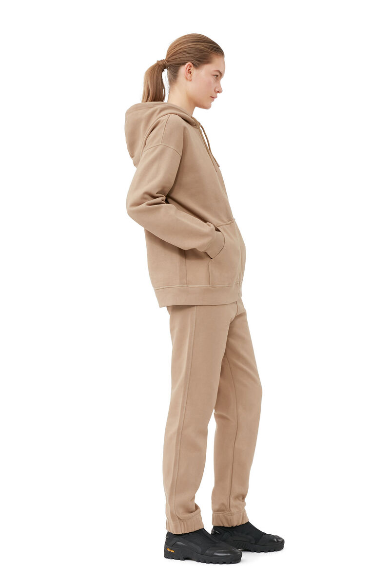 Sweatpants , in colour Petrified Oak - 3 - GANNI