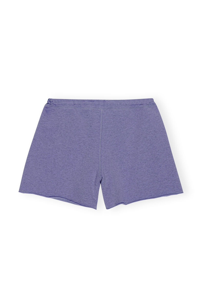 Lilac Isoli shorts med dragsko, Cotton, in colour Misty Lilac - 2 - GANNI