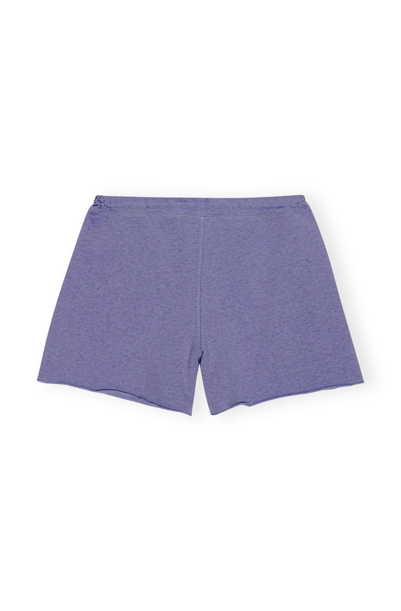 Lilac Isoli shorts med dragsko, Cotton, in colour Misty Lilac - 2 - GANNI