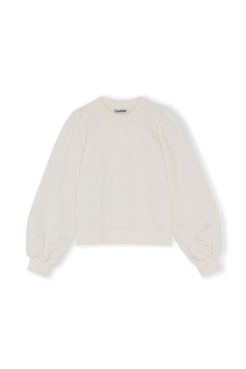 Software Isoli Sweatshirt, Cotton, in colour Egret - 1 - GANNI