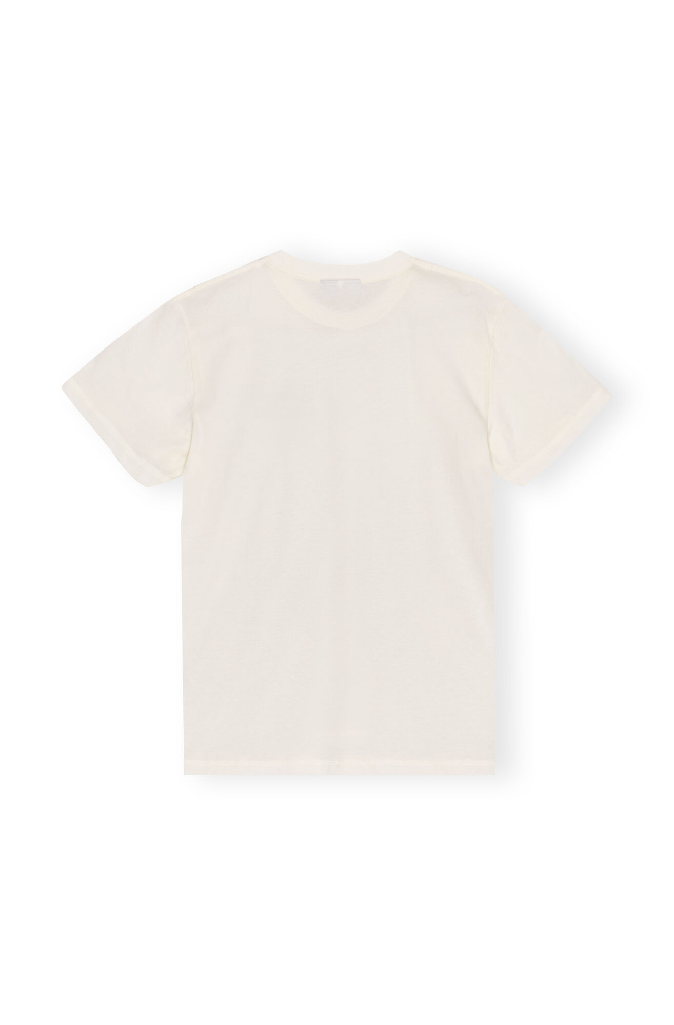White Relaxed Loveclub T-shirt, Cotton, in colour Tofu - 2 - GANNI