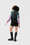 Matte Nylon Matte Nylon Puffer Vest, Polyamide, in colour Black - 3 - GANNI
