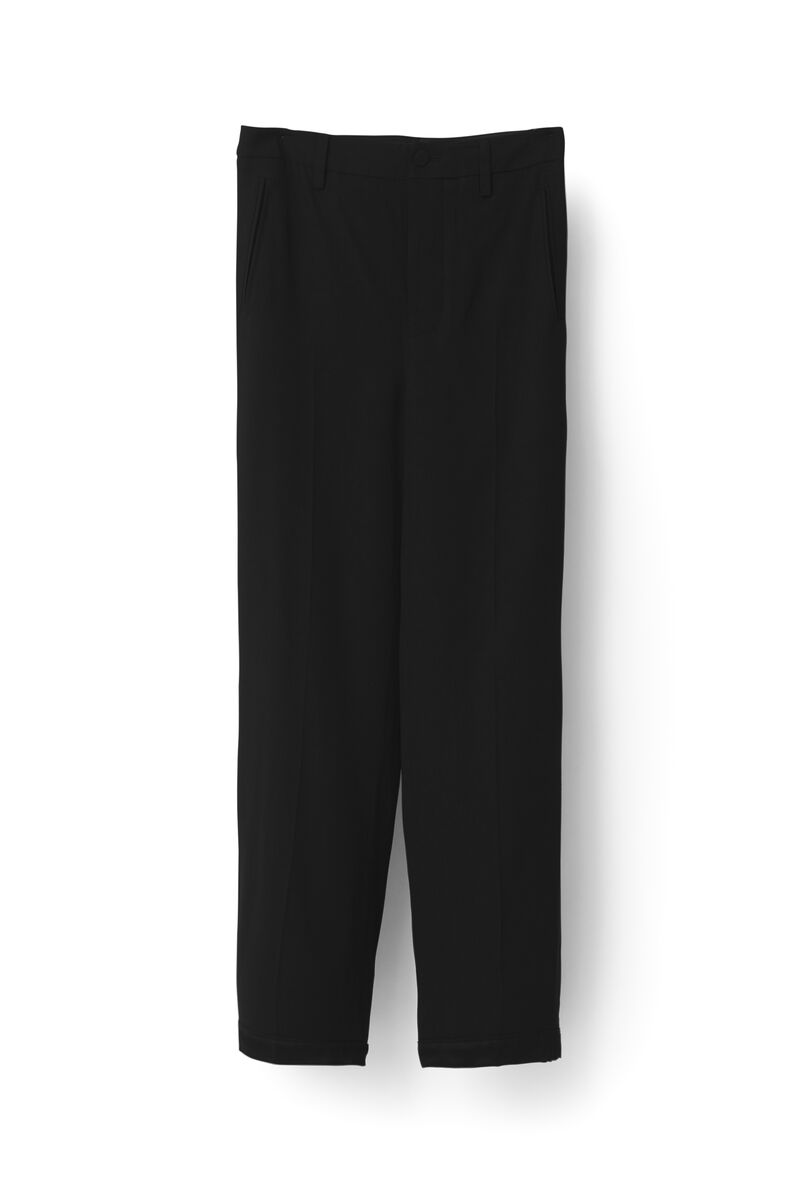 Kamiko Pants, in colour Black - 1 - GANNI