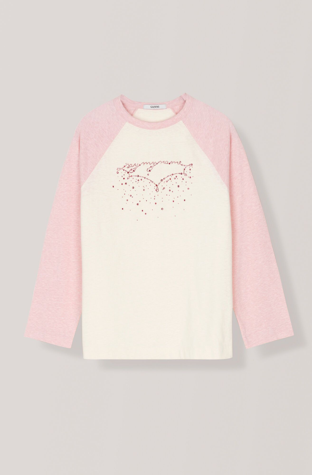 Slub Jersey T-shirt, Say My Name, Silver Pink Slub Jersey T-shirt, Say My Name, Silver Pink, hi-res