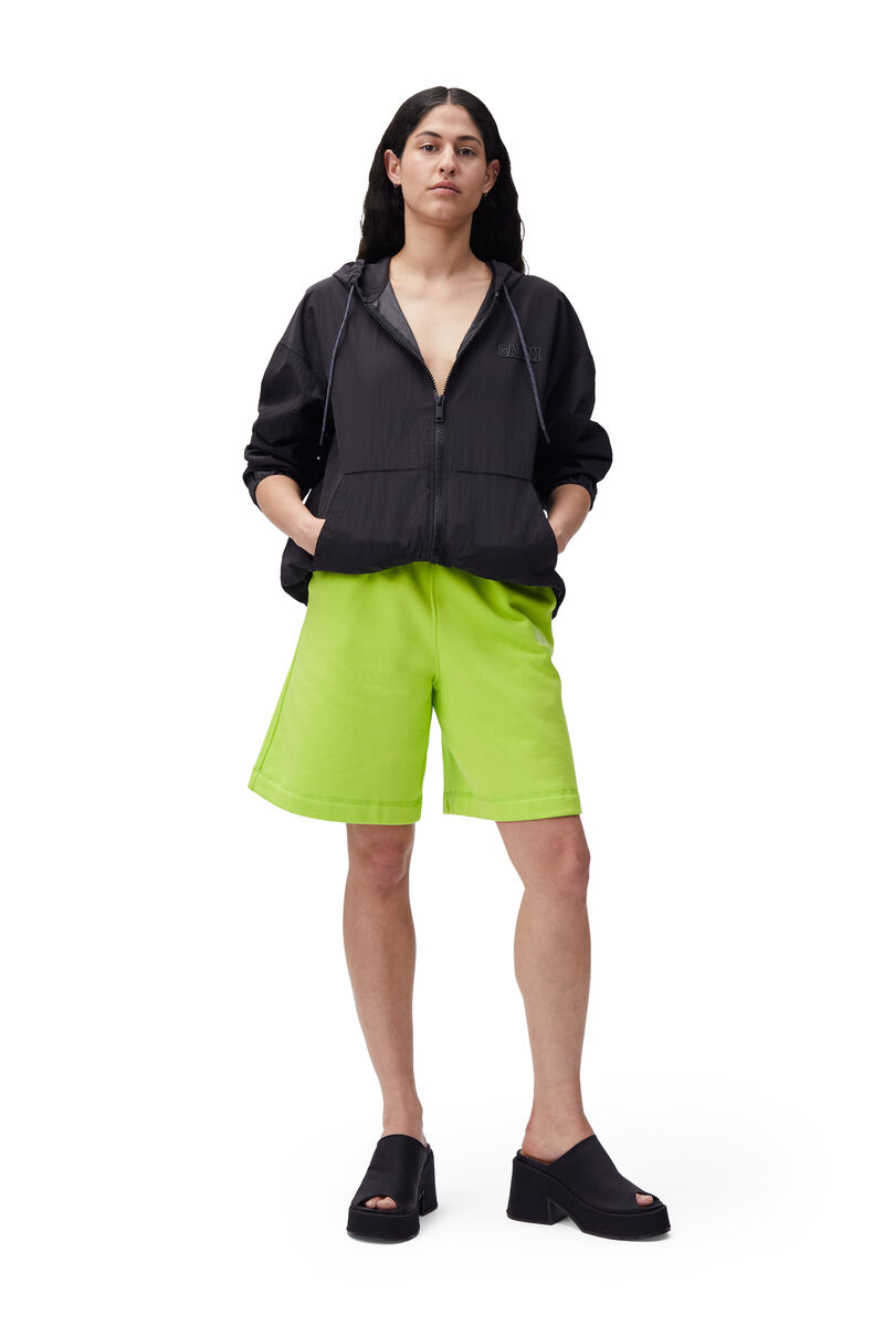 Tech Fabric Jacket, Nylon, in colour Black - 1 - GANNI