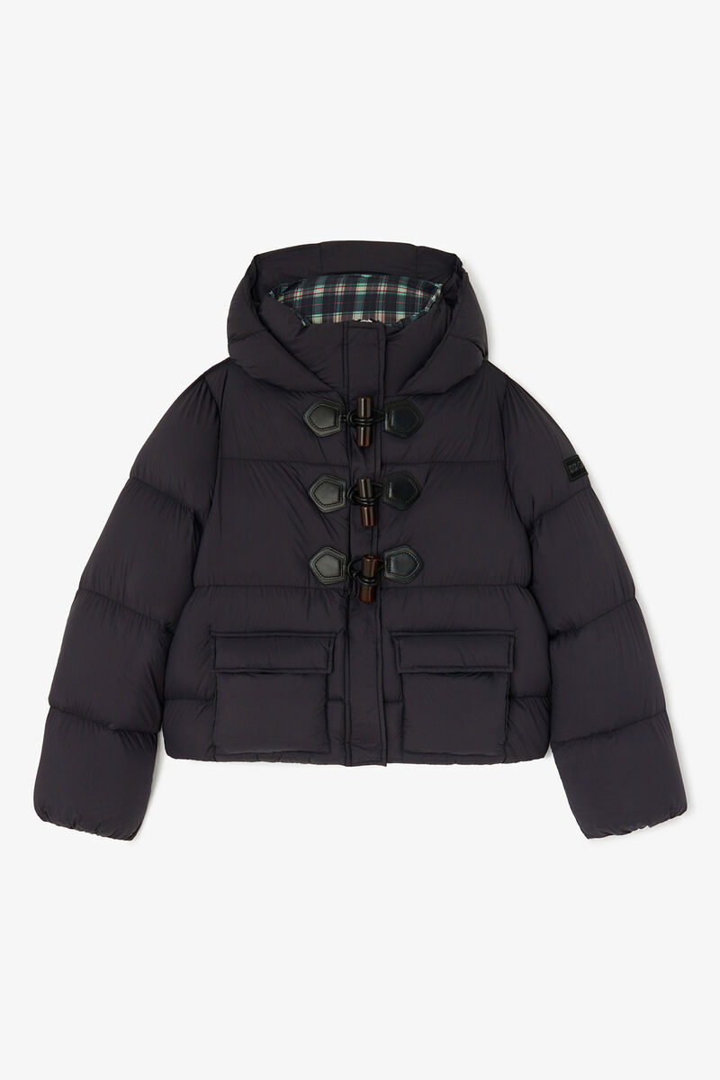 Mini puffer i Future nylon, Recycled Polyamide, in colour Phantom - 1 - GANNI
