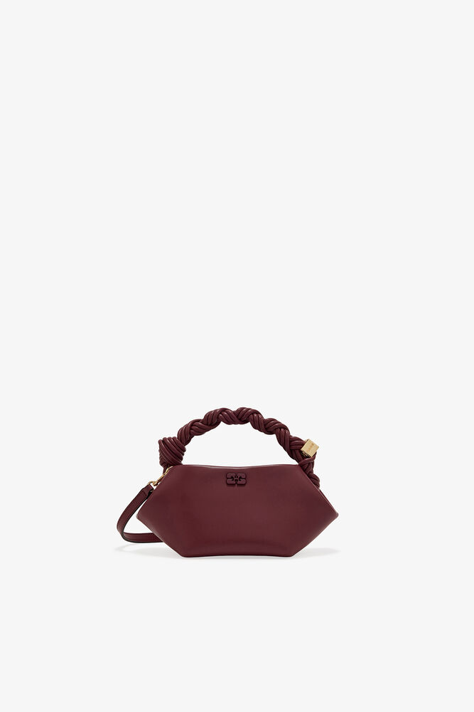 Burgundy Mini Bou Bag, Burgundy