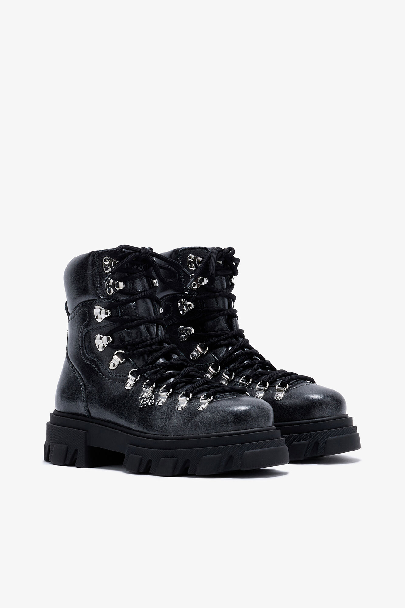 靴 GANNI Ganni Cleated Mountain Ankle Boots | Saks Fifth Avenue