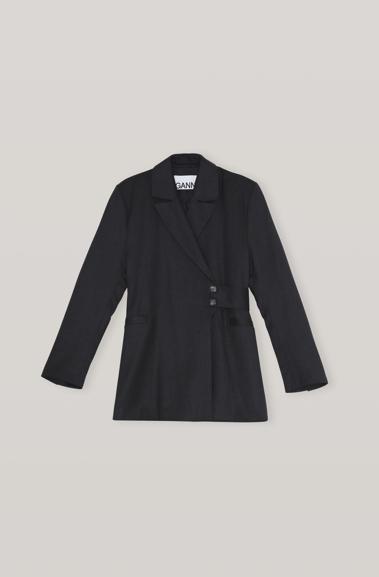 Ganni Light Wool Blazer 3199 00 Dkk Shop Your New Light Wool Blazer At Ganni Com