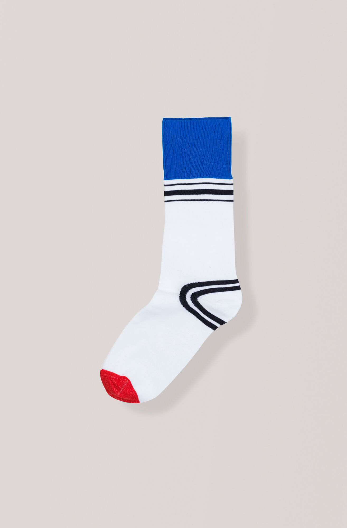 Stripes Sockar, Egret Stripes Sockar, Egret, hi-res