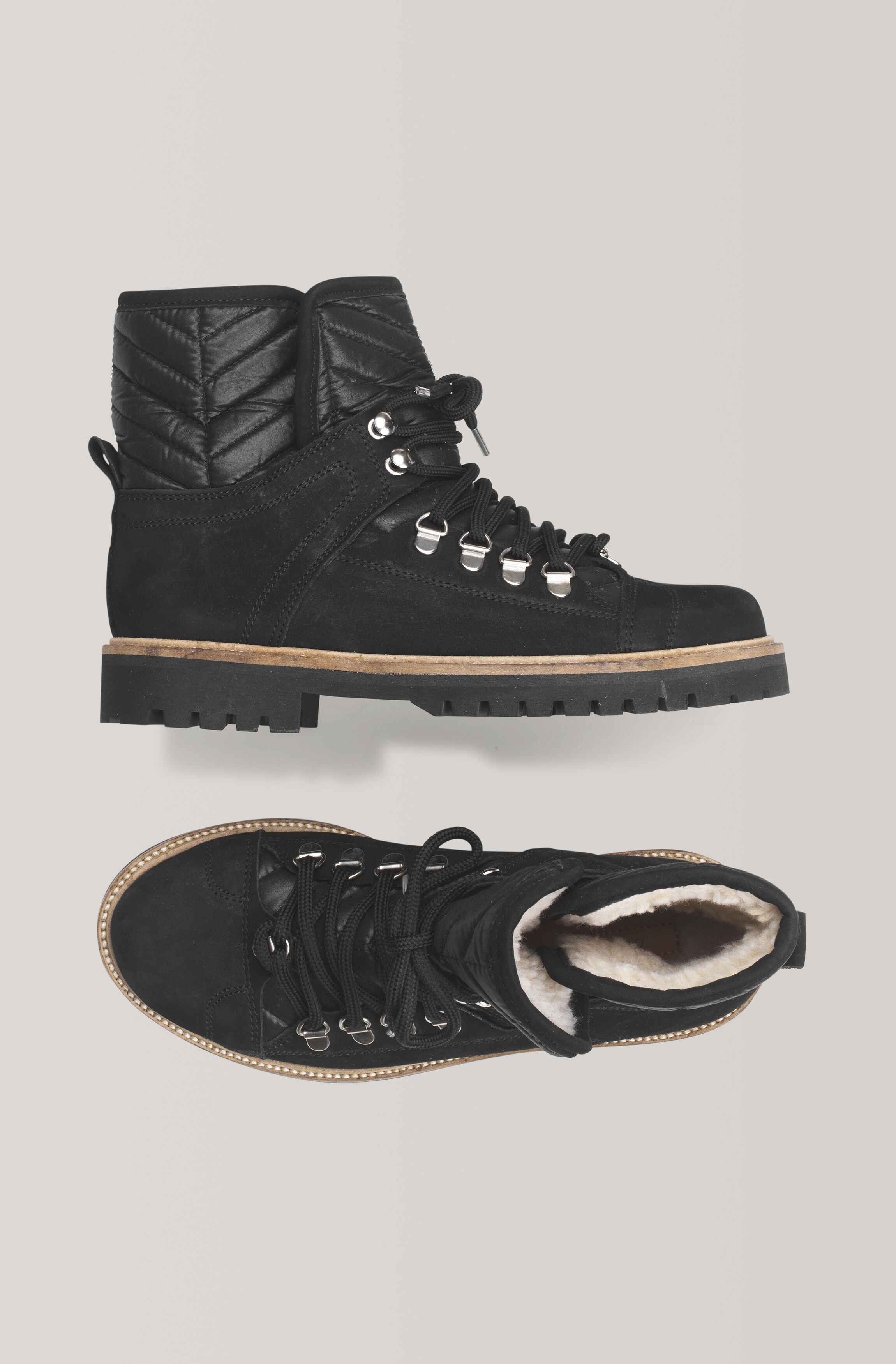 ganni hiking boots