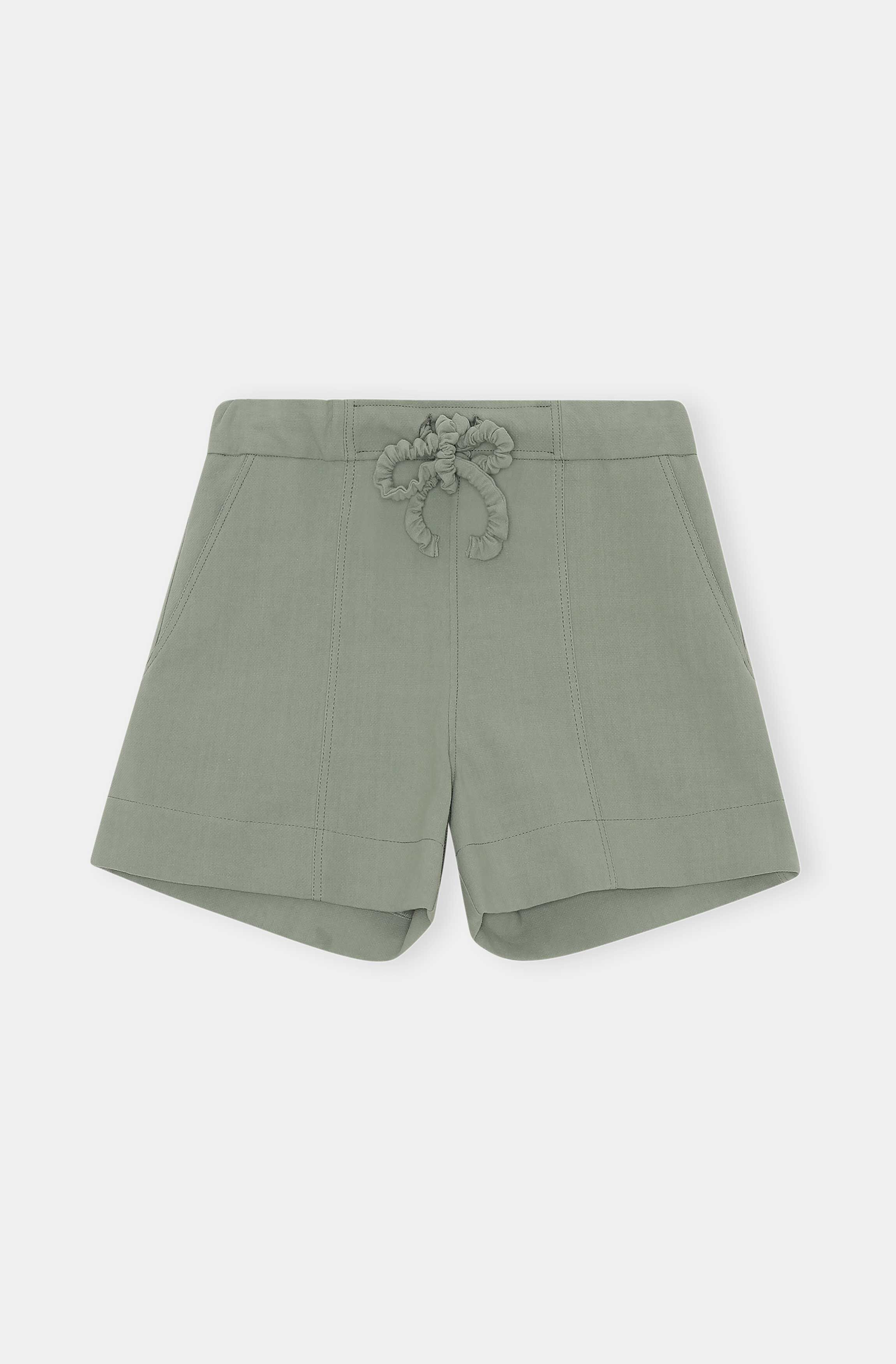 Green Bay Drawstring Suit Shorts | GANNI SE