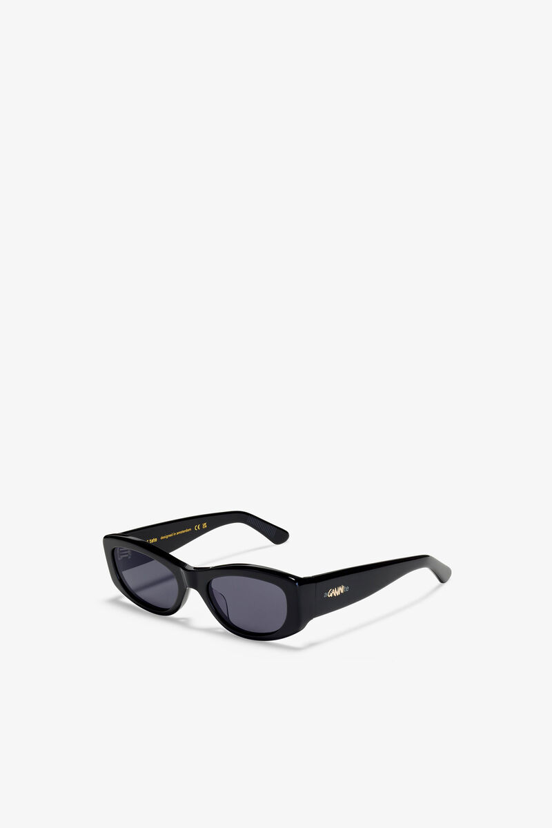 GANNI x Ace & Tate Lana-solbriller, Acetate, in colour Black - 3 - GANNI