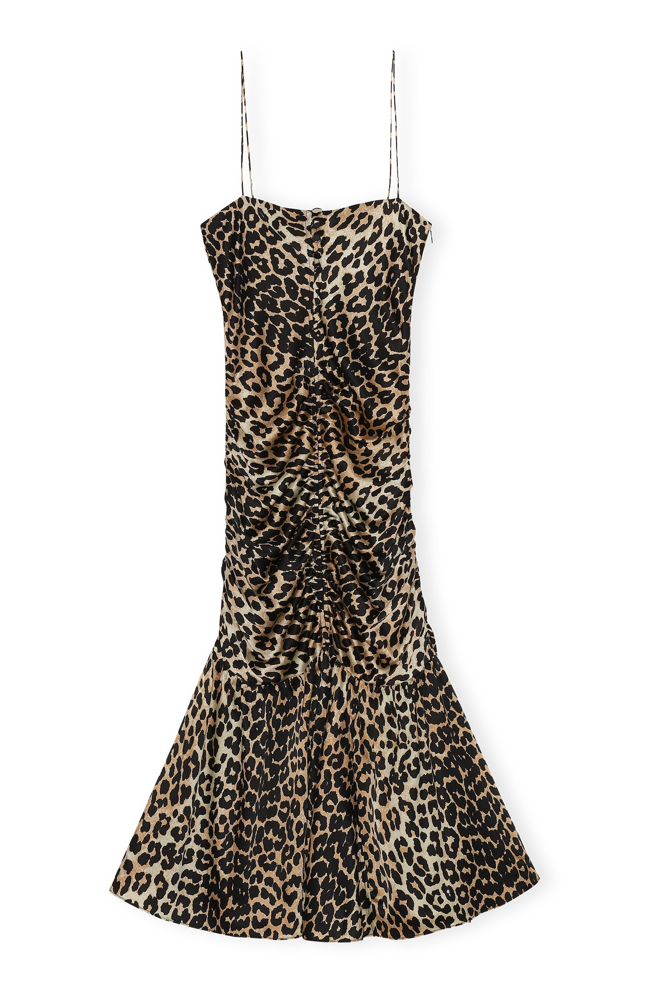 leopard silk dress