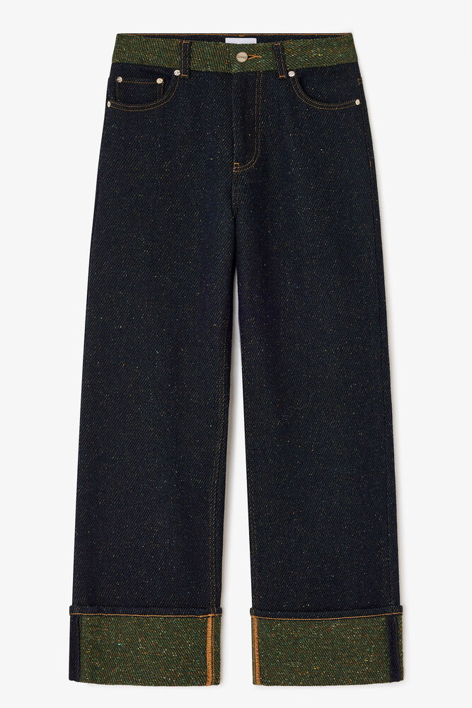 Twill Denim Baggy Jeans, Phantom