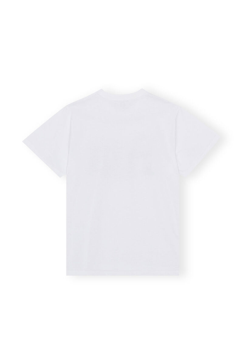 Relaxed Fun T-shirt, Cotton, in colour Bright White - 2 - GANNI