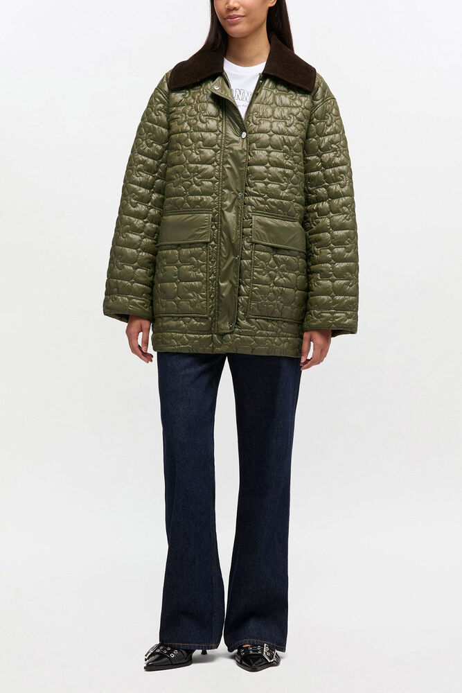 Veste midi brillante matelass&eacute;e, Kalamata