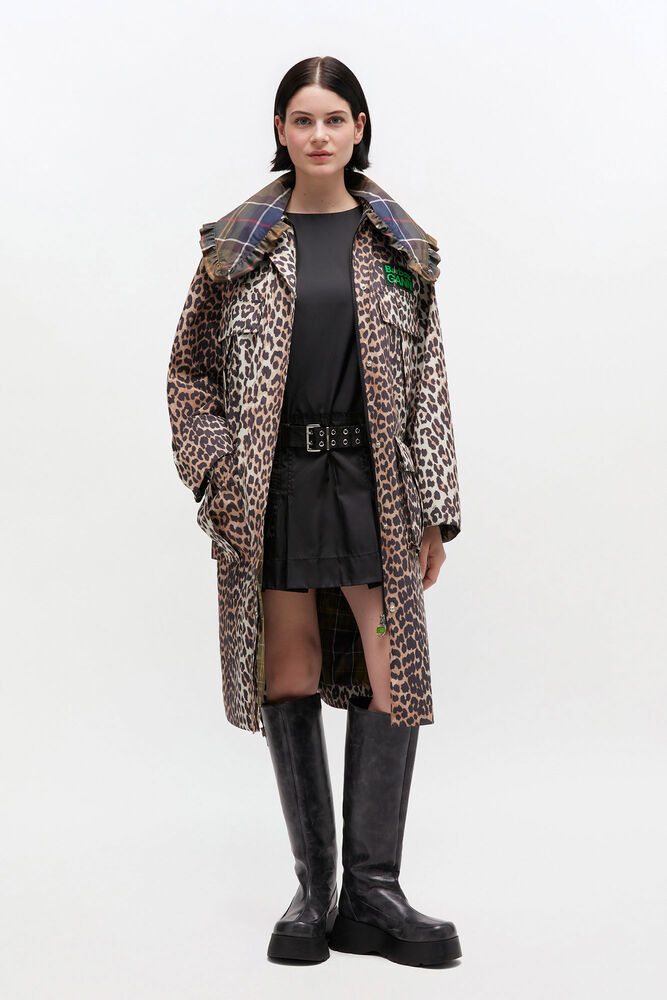Long Coat in Leopard, Leopard