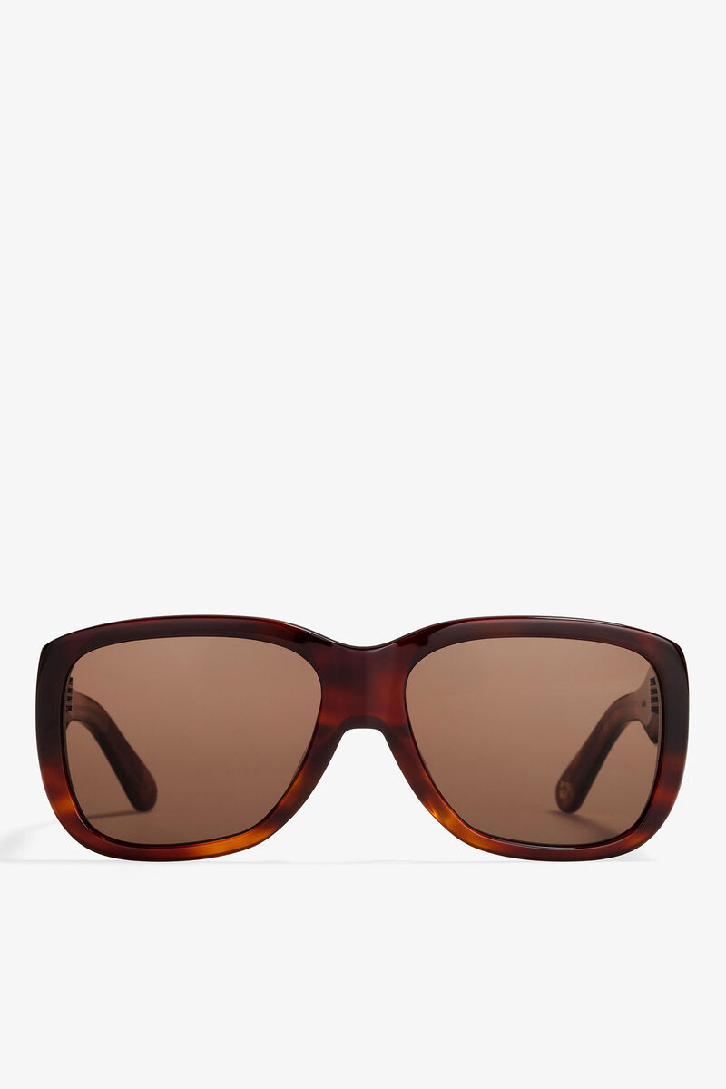 GANNI x Ace & Tate Antonio Sunglasses, Acetate, in colour Tiger's Eye - 2 - GANNI