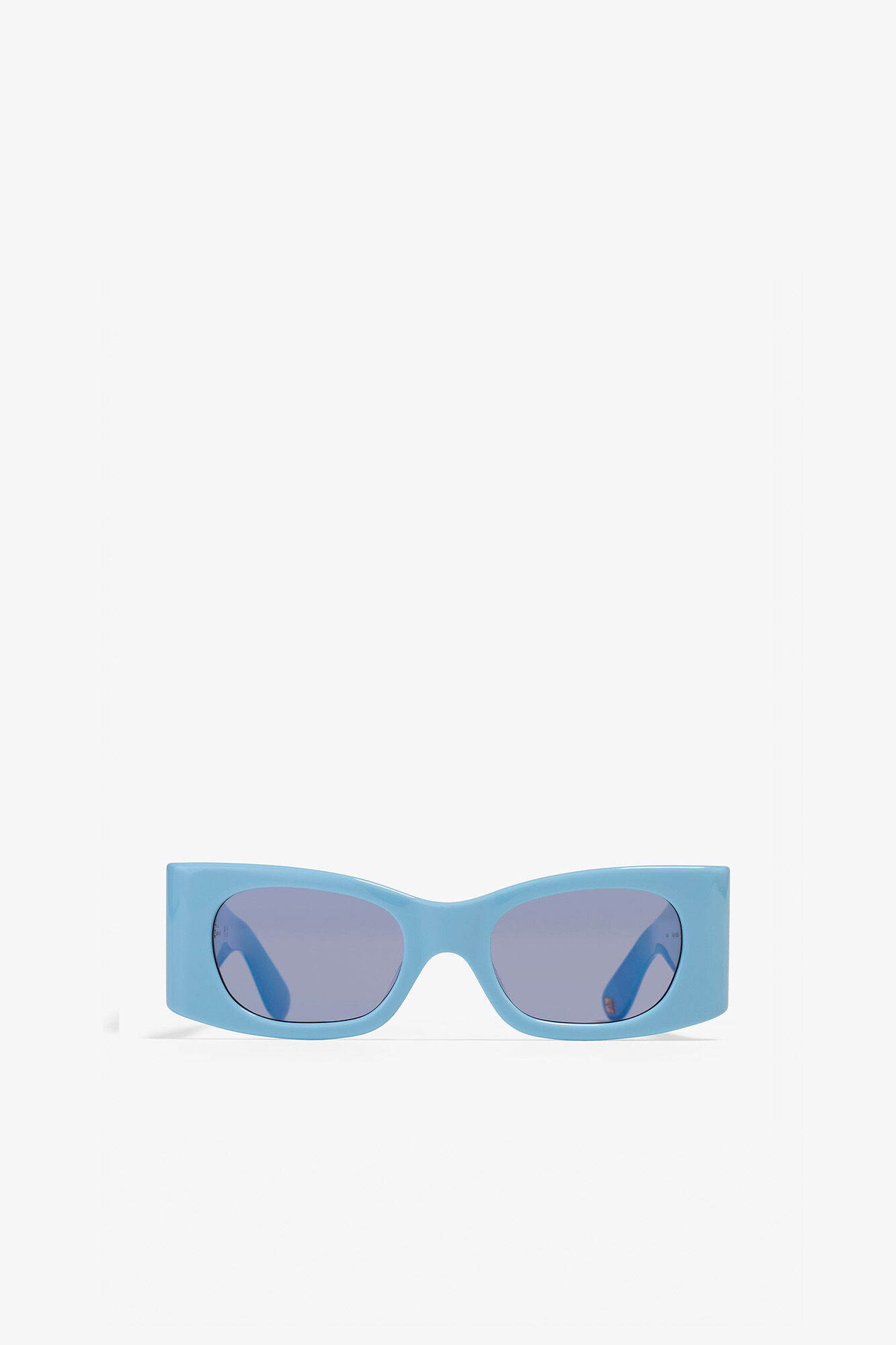 GANNI x Ace & Tate Baby Blue Kayla Sunglasses, Acetate, in colour Baby Blue - 3 - GANNI