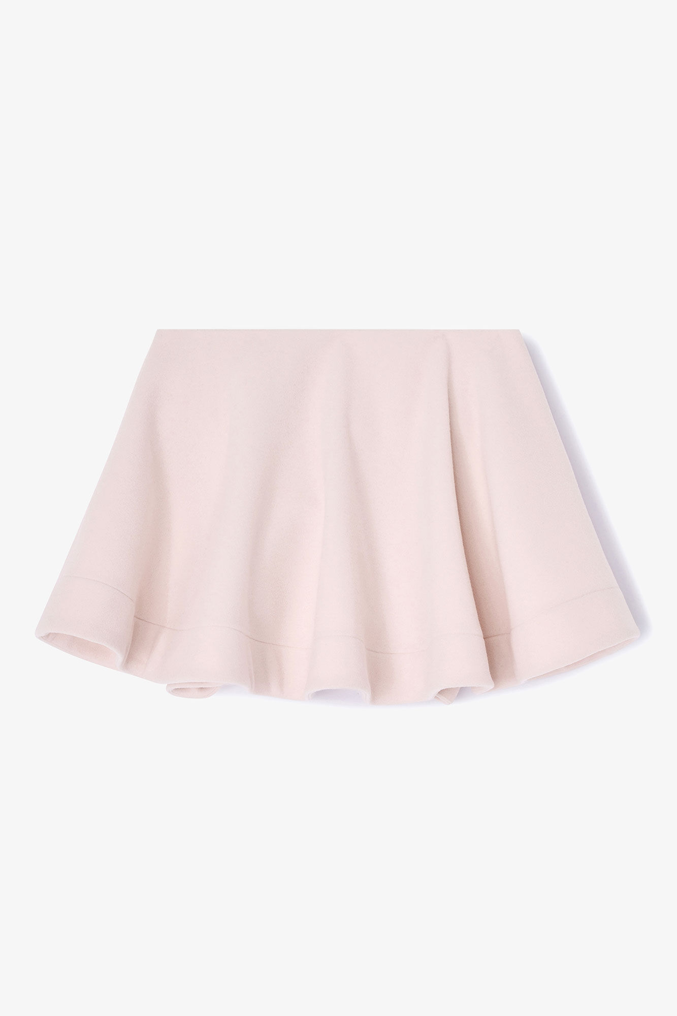 Peacoat Wool Circle Skirt, in colour Ballerina - 1 - GANNI