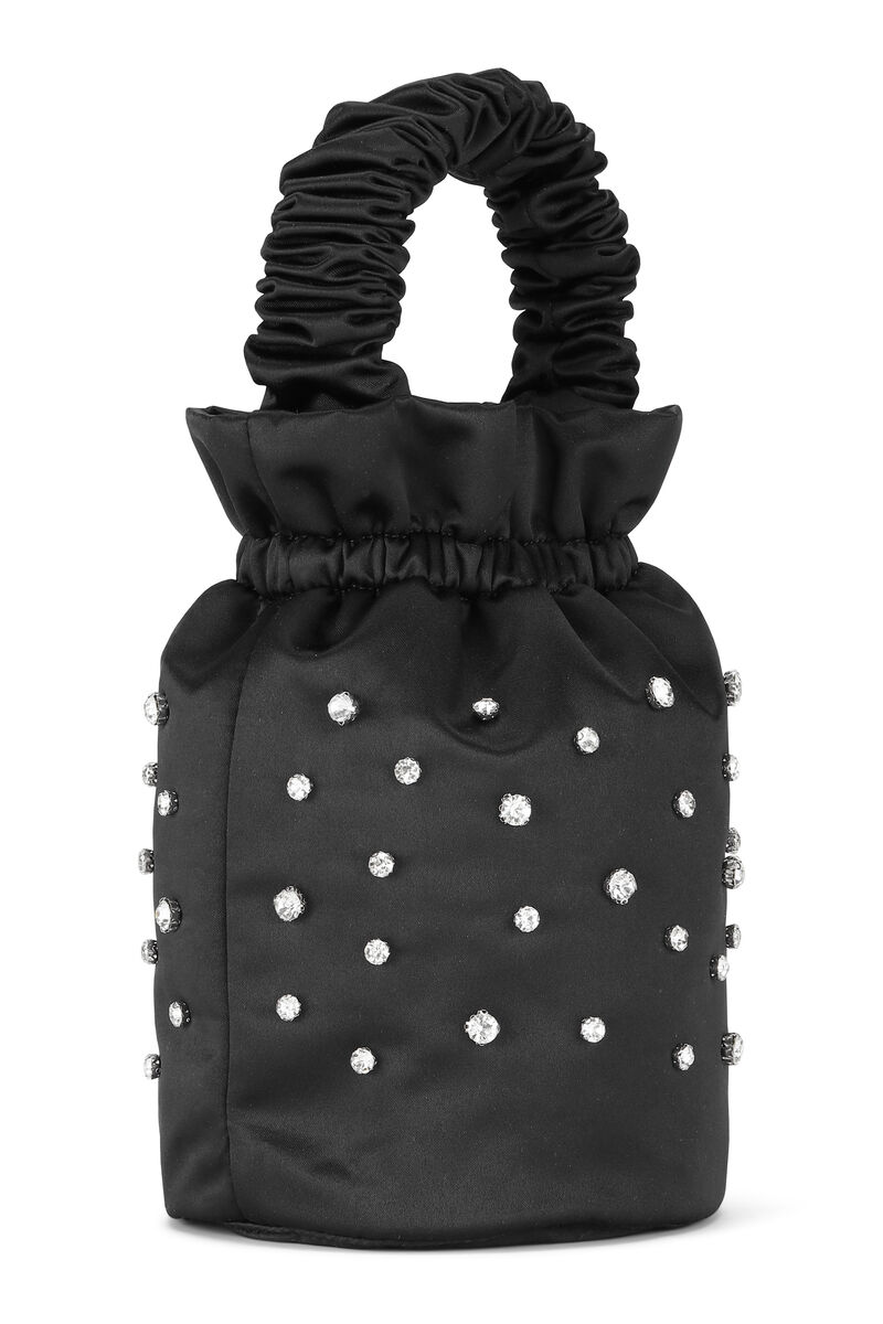 Pouch Mini Bag, Polyester, in colour Black - 3 - GANNI