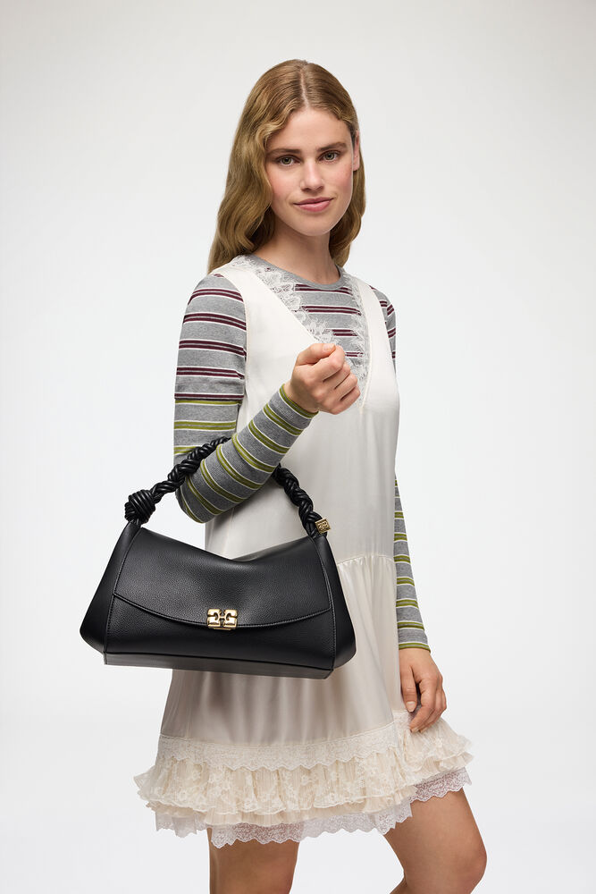 Very Bou Bag Grained in Black, Black