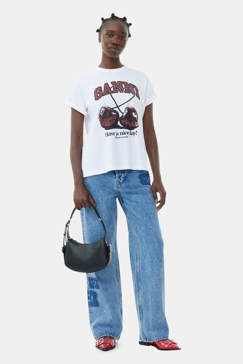 Black GANNI Swing Shoulder Tasche | GANNI DE
