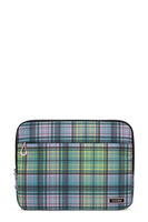 Printed Laptop Sleeve 13" , Recycled Polyester, in colour Lagoon - 1 - GANNI