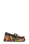Retro Jewel Loafers, Polyamide, in colour Meadow Black - 1 - GANNI