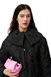 Ripstop Quilt Jacket, Recycled Polyester, in colour Black - 6 - GANNI