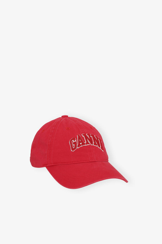 Red Canvas Cap, Fiery Red