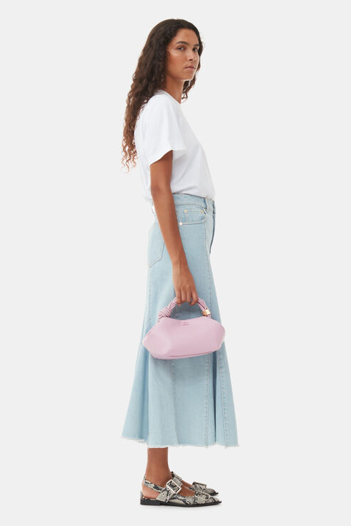Ganni Light Pink  Bou Bag In Pink Nectar
