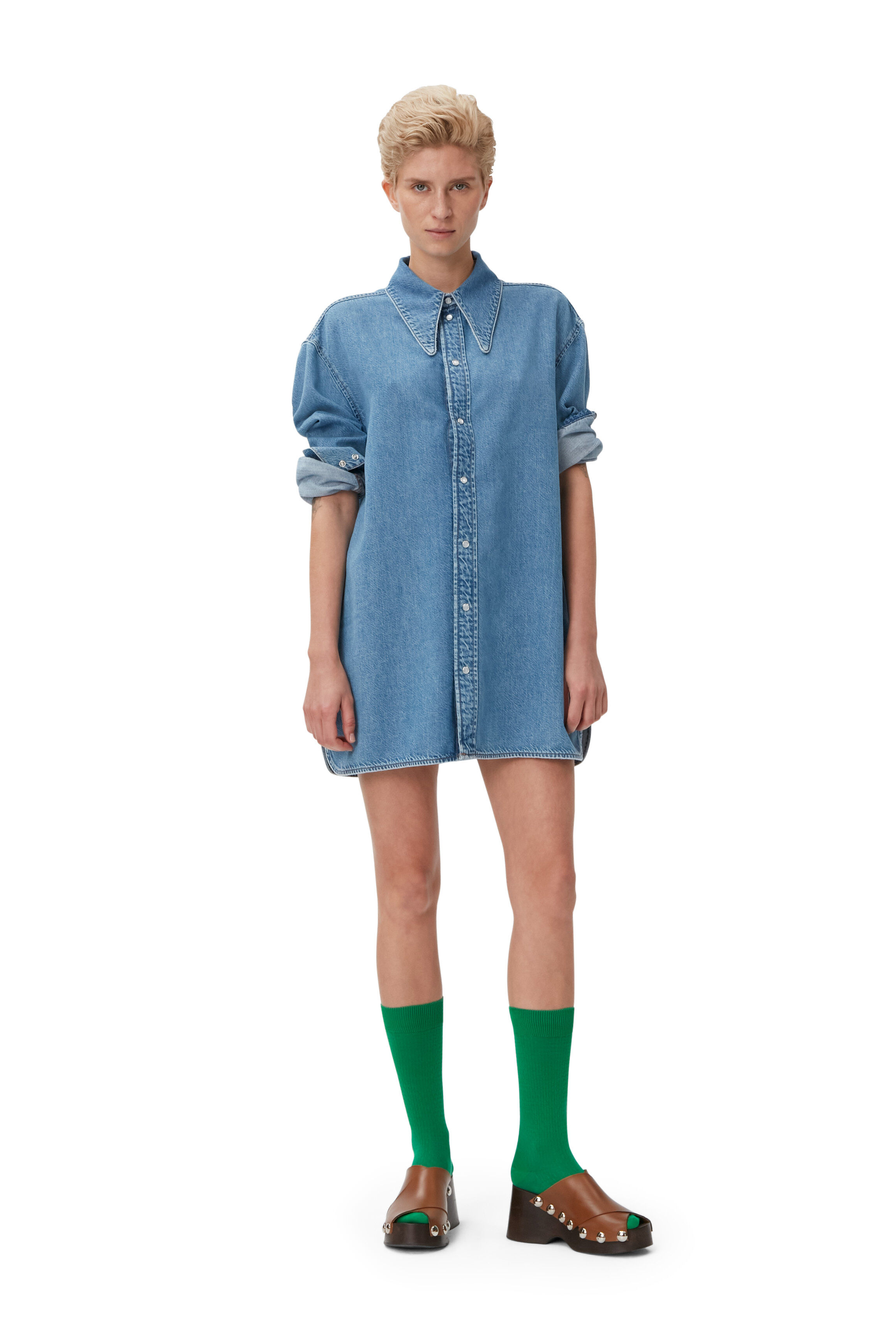 Oversized Denim Shirt | GANNI