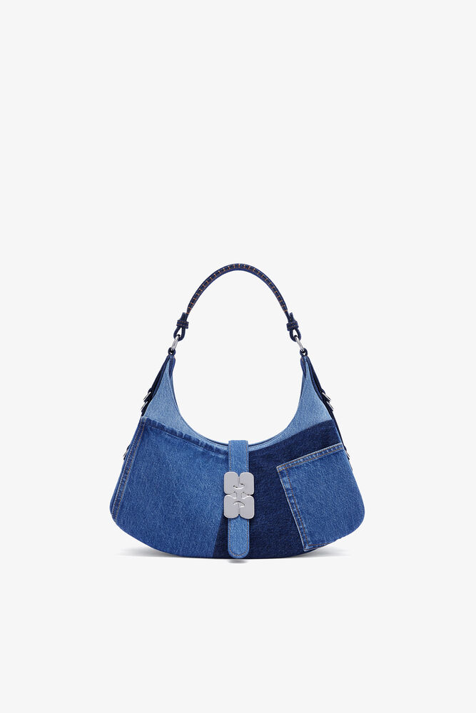 Small Kat Bag in Blue Denim, Mid Blue Vintage