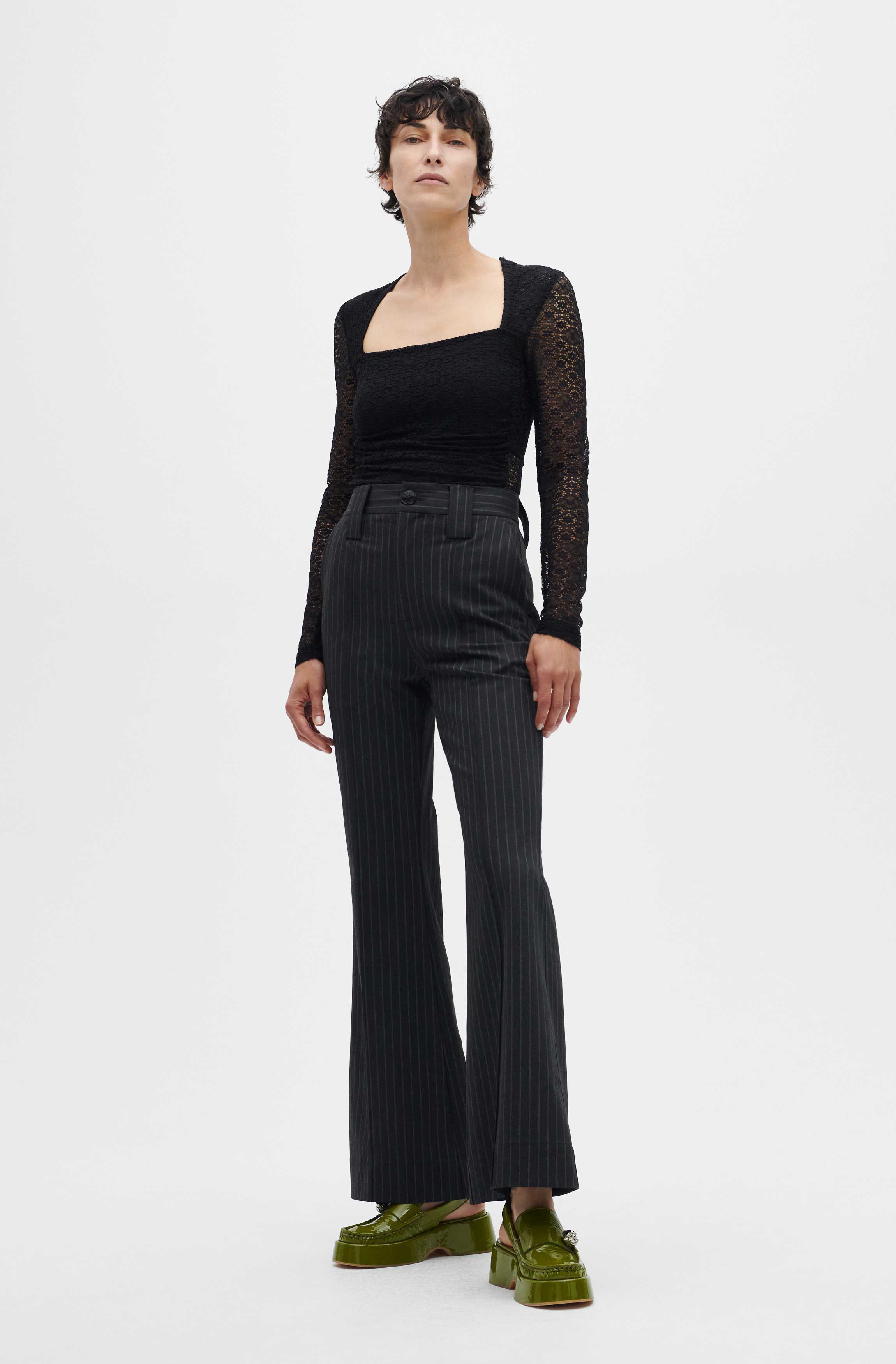 Phantom Bootcut Suit Trousers | GANNI ES